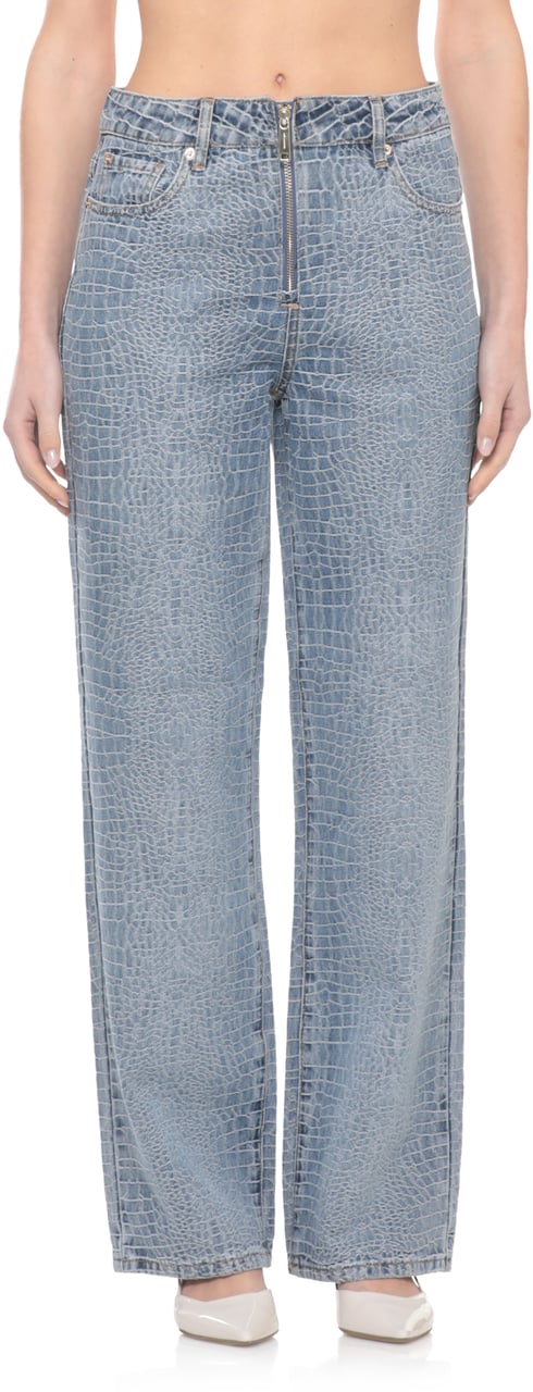 Self-Portrait Jeans Blue Blauw