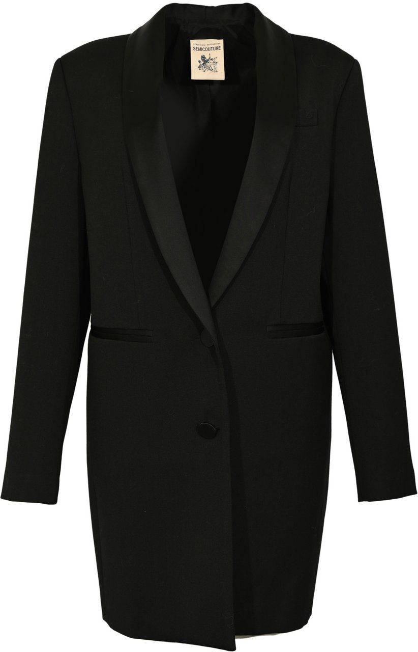 Semicouture Jackets Black Zwart