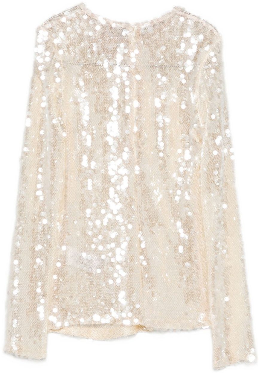 Semicouture Sweaters White Wit