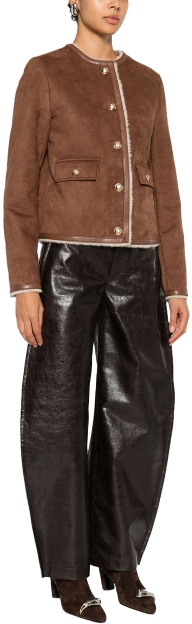 Semicouture Jackets Brown Bruin