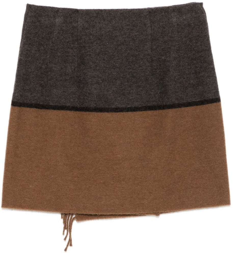 Semicouture Skirts Marrone Chiaro Bruin
