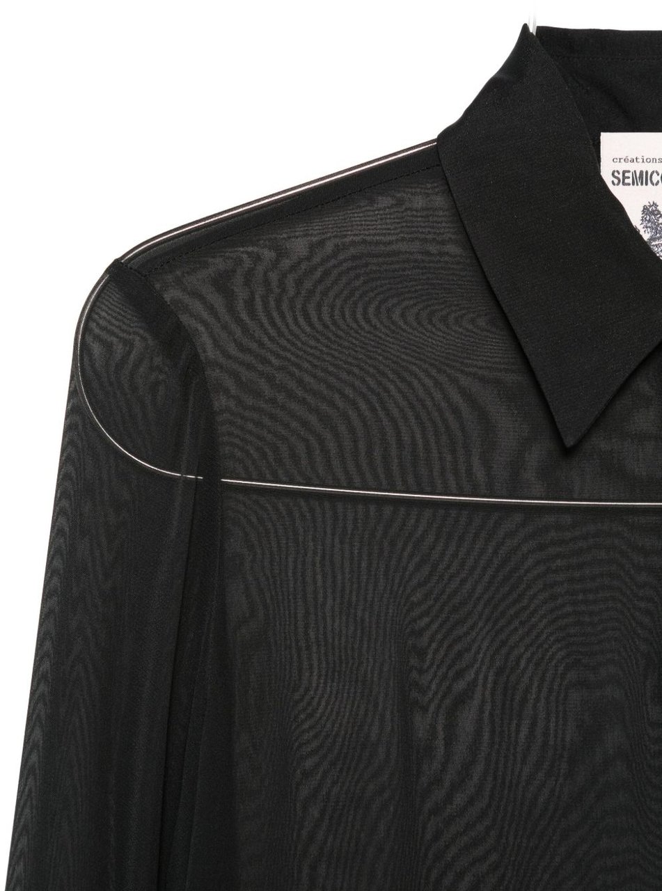 Semicouture Shirts Black Zwart