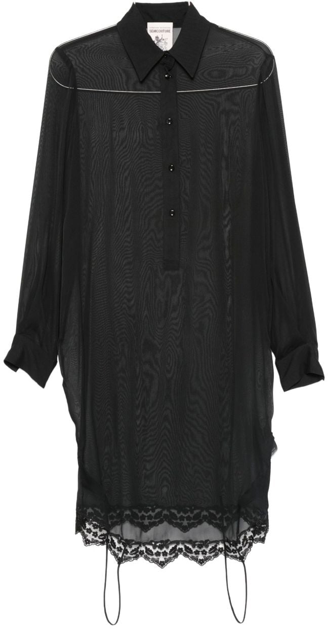 Semicouture Shirts Black Zwart