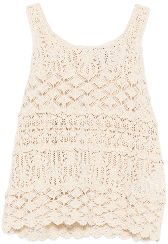 Semicouture Top White Wit