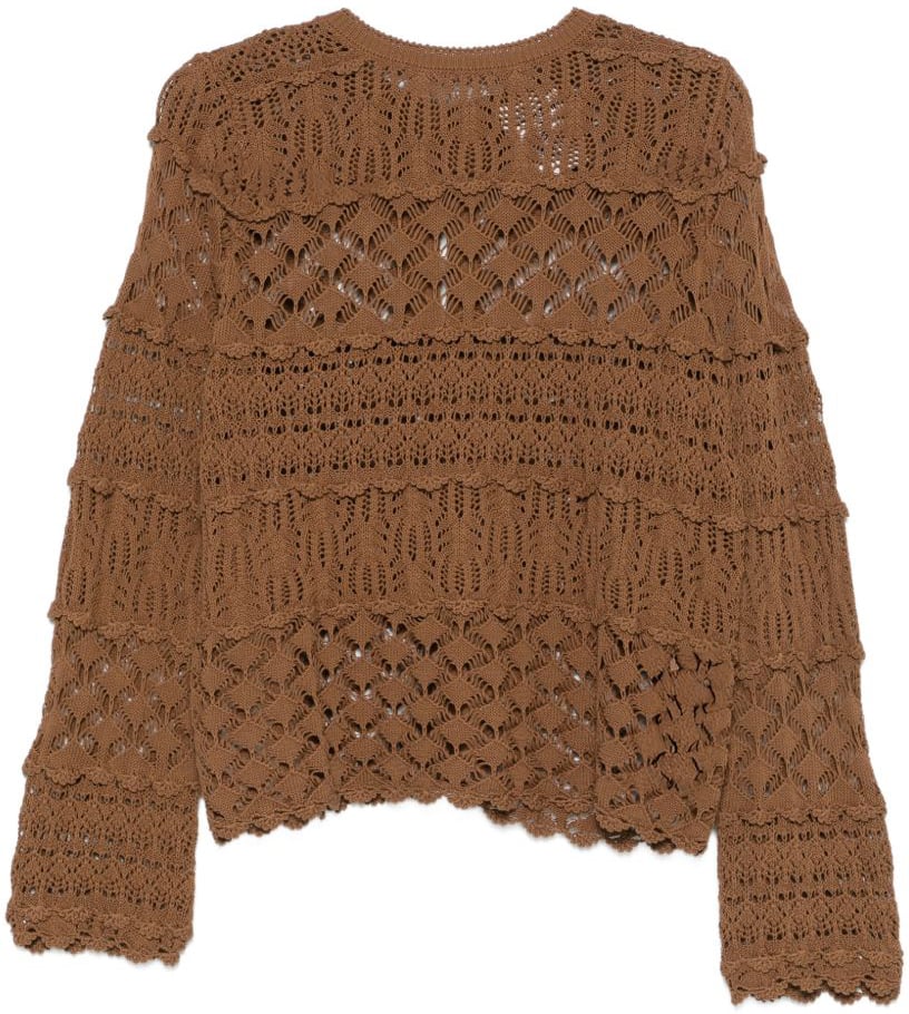 Semicouture Sweaters Beige Beige