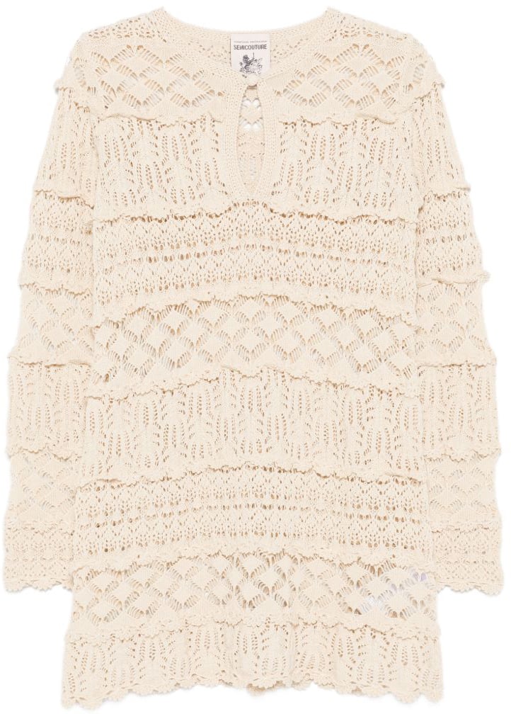 Semicouture Dresses White Wit