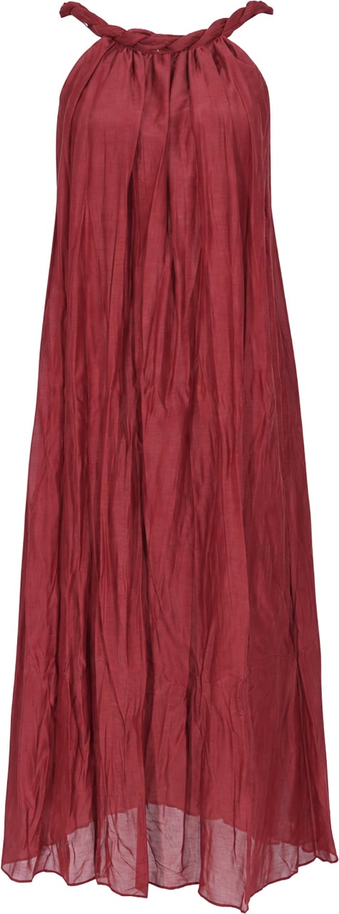 Semicouture Dresses Barolo Maroon