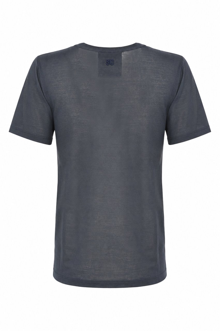 Semicouture T-Shirts And Polos Marine Blauw