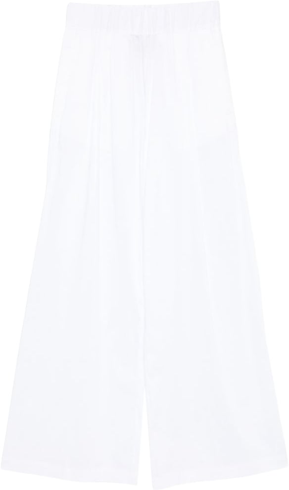 Semicouture Trousers White Wit