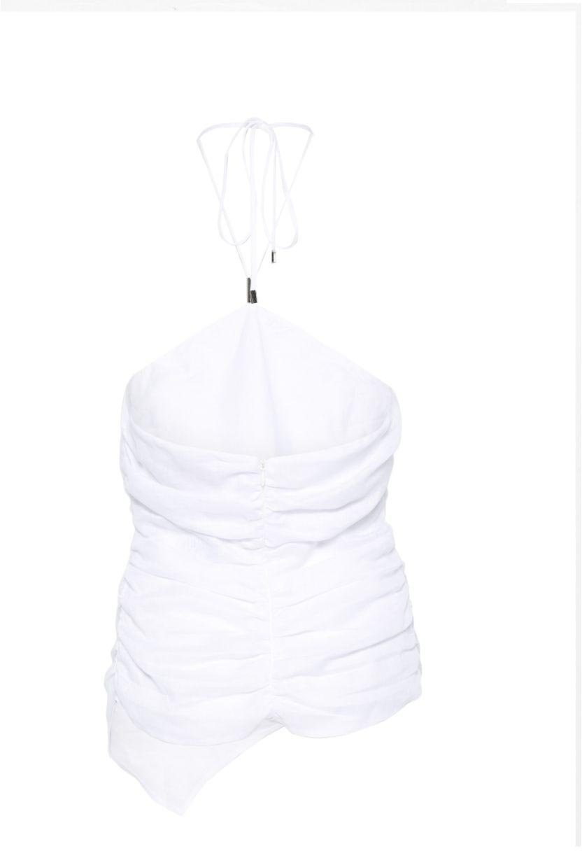 Semicouture Top Bianco Wit
