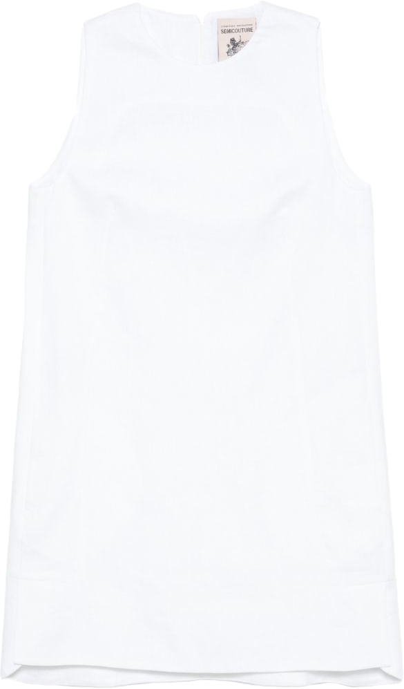 Semicouture Dresses Bianco Wit