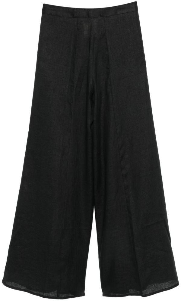 Semicouture Trousers Black Zwart