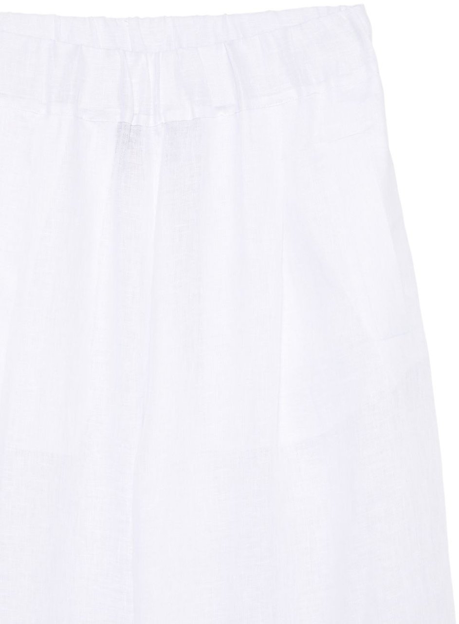 Semicouture Trousers White Wit