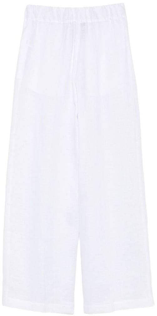 Semicouture Trousers White Wit