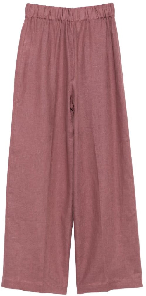 Semicouture Trousers Bordeaux Roze