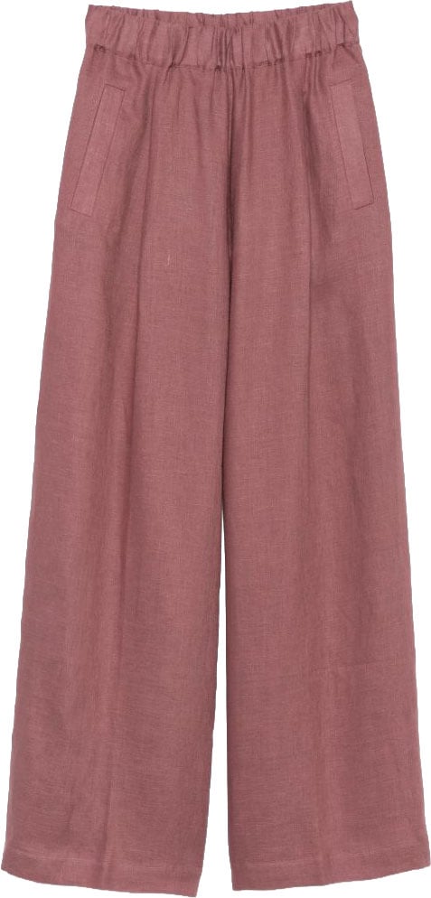Semicouture Trousers Bordeaux Roze