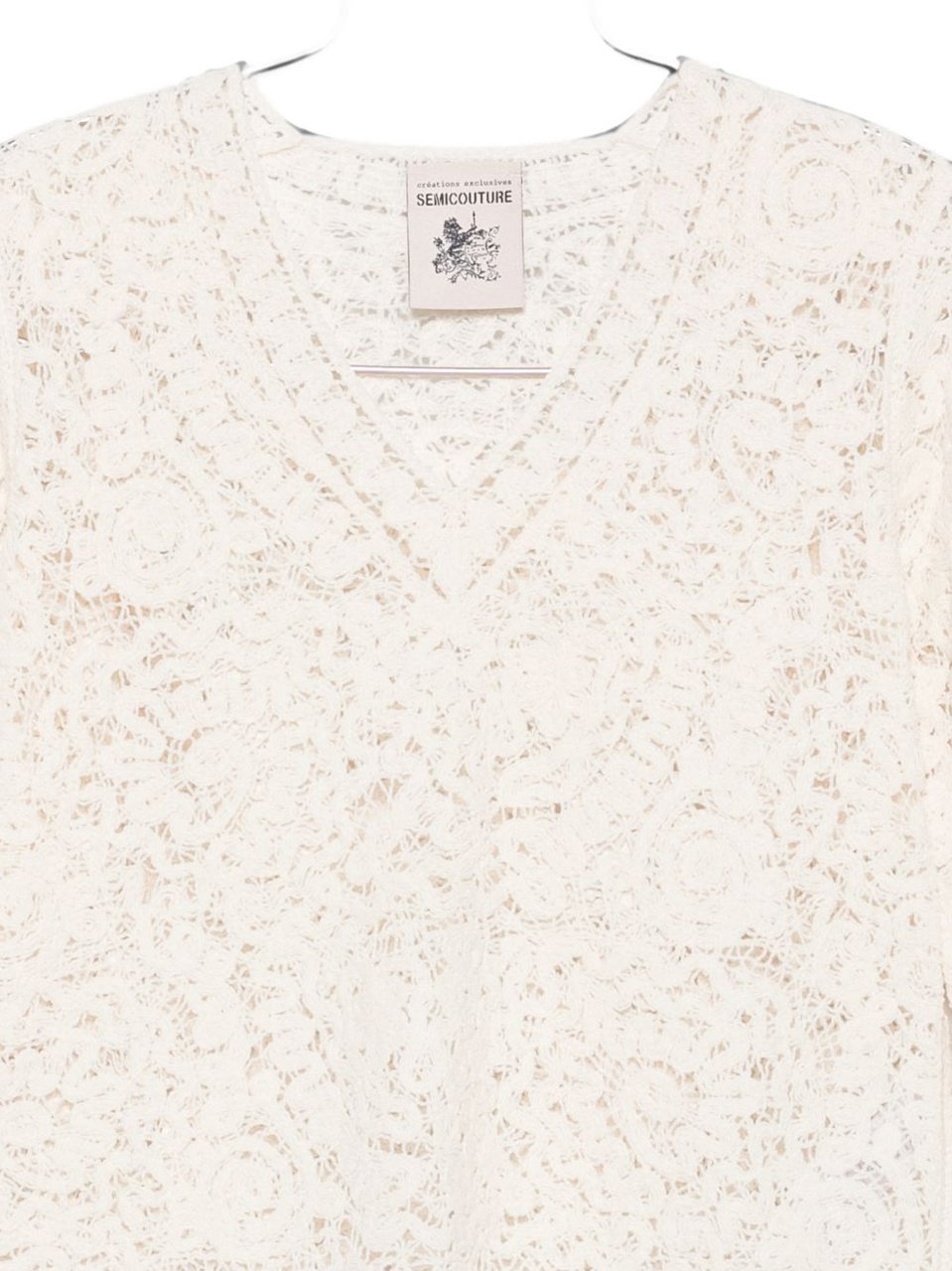 Semicouture Sweaters White Wit