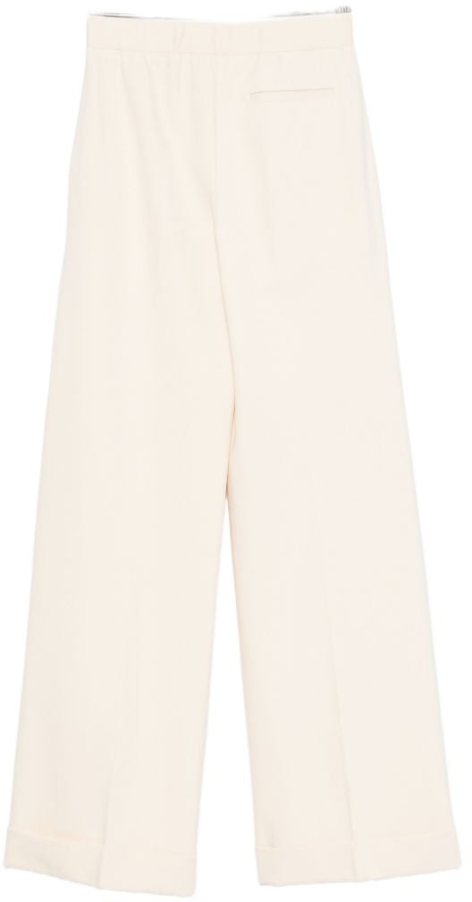 Semicouture Trousers White Wit