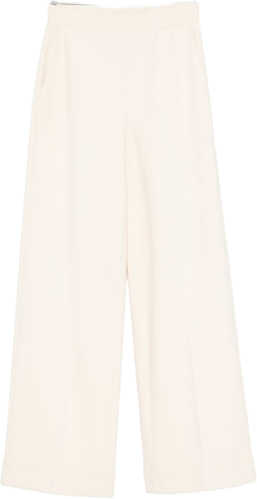Semicouture Trousers White Wit