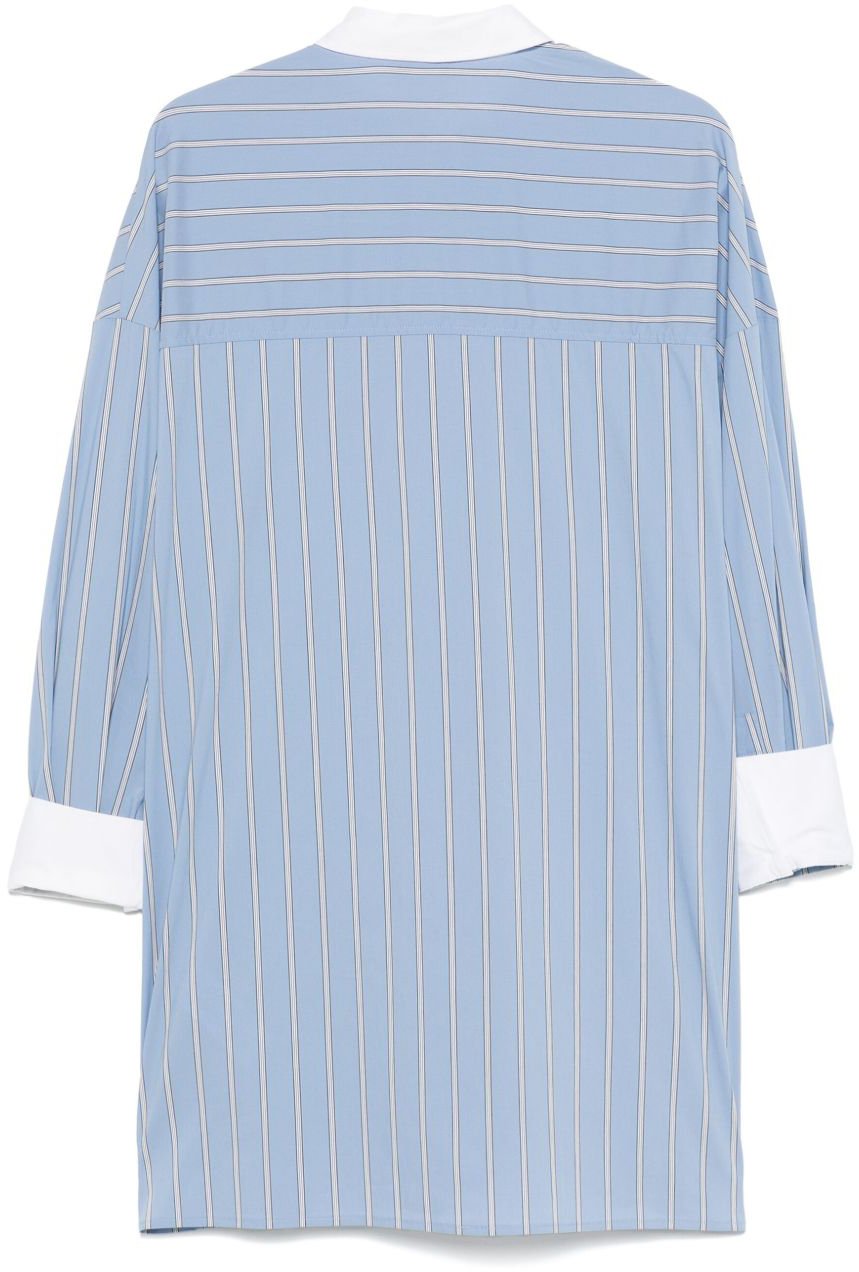 Semicouture Shirts Blue Blauw