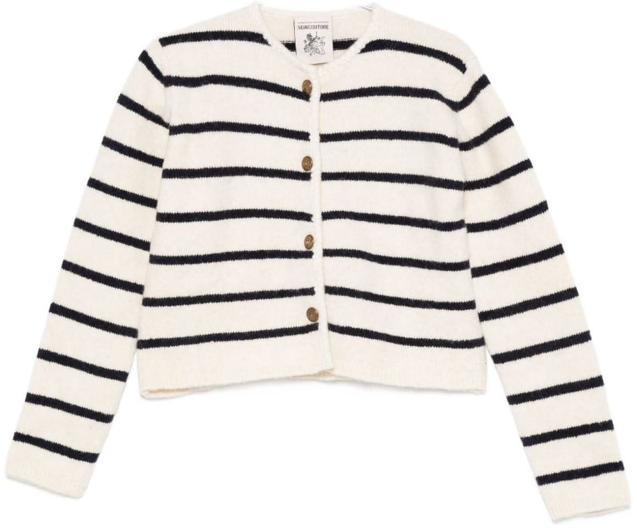 Semicouture Sweaters White Wit