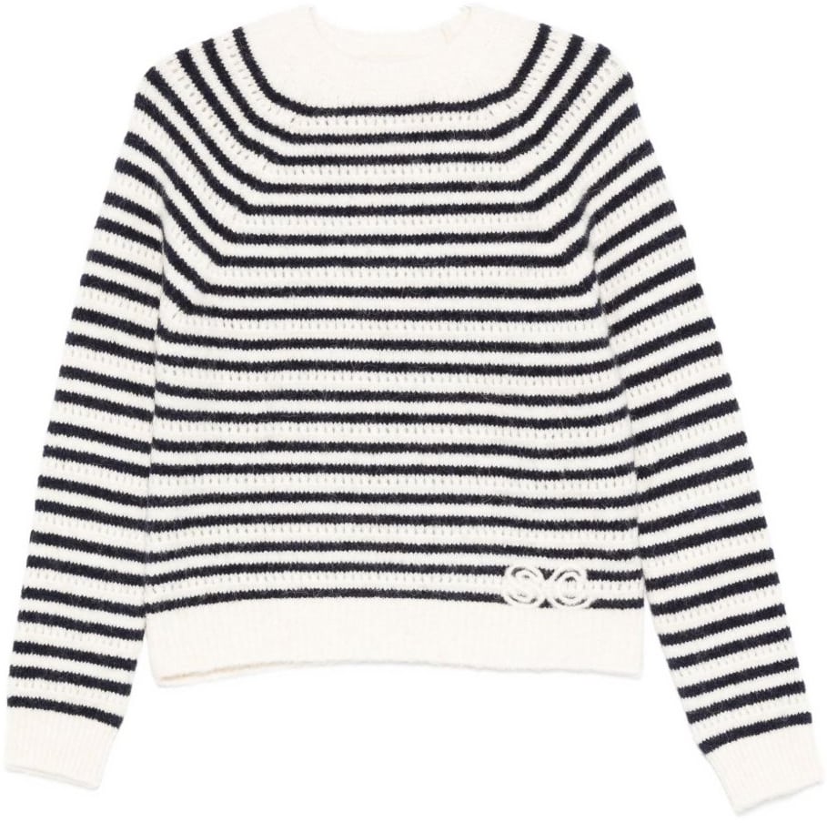 Semicouture Sweaters White Wit
