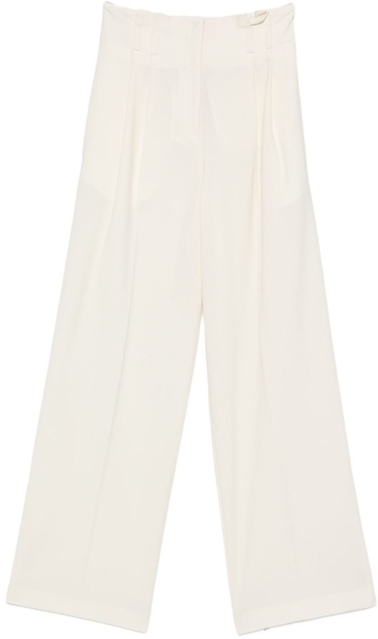 Semicouture Trousers White Wit