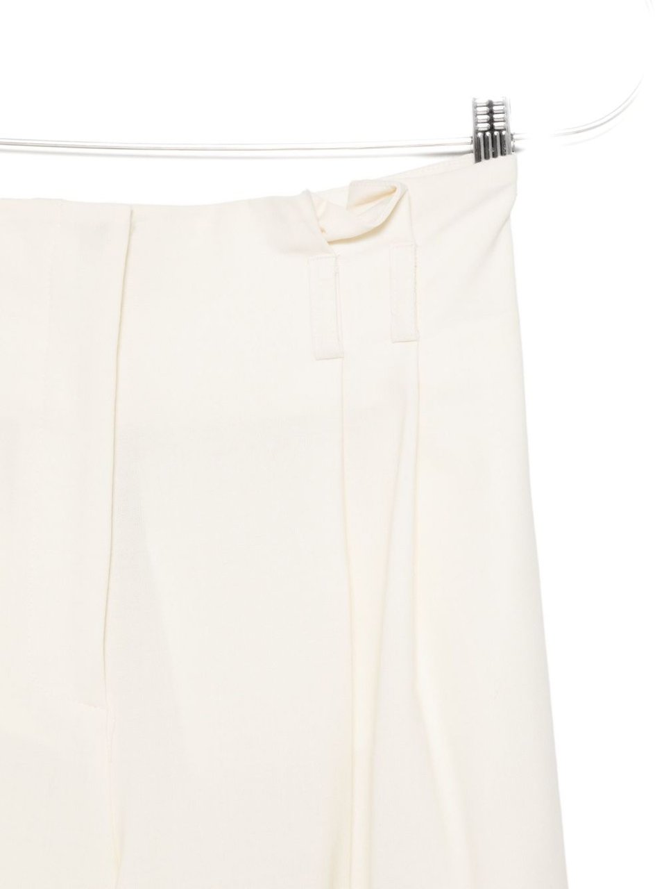 Semicouture Trousers White Wit