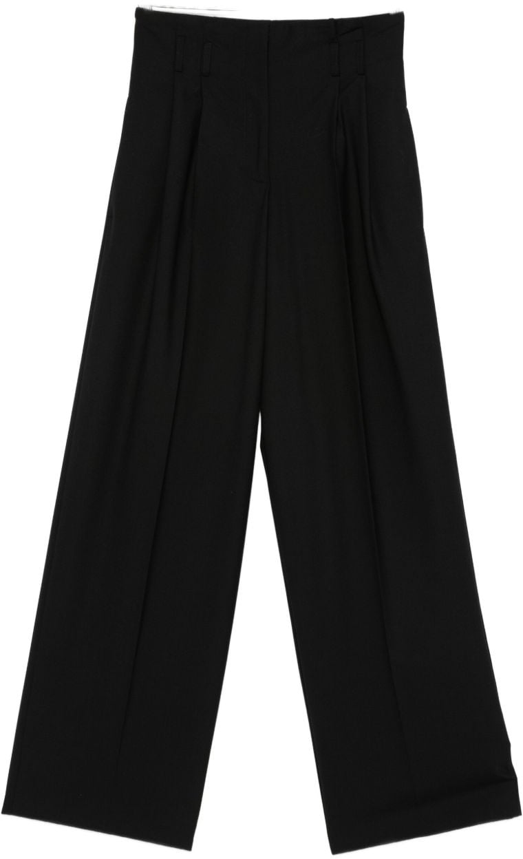 Semicouture Trousers Black Zwart