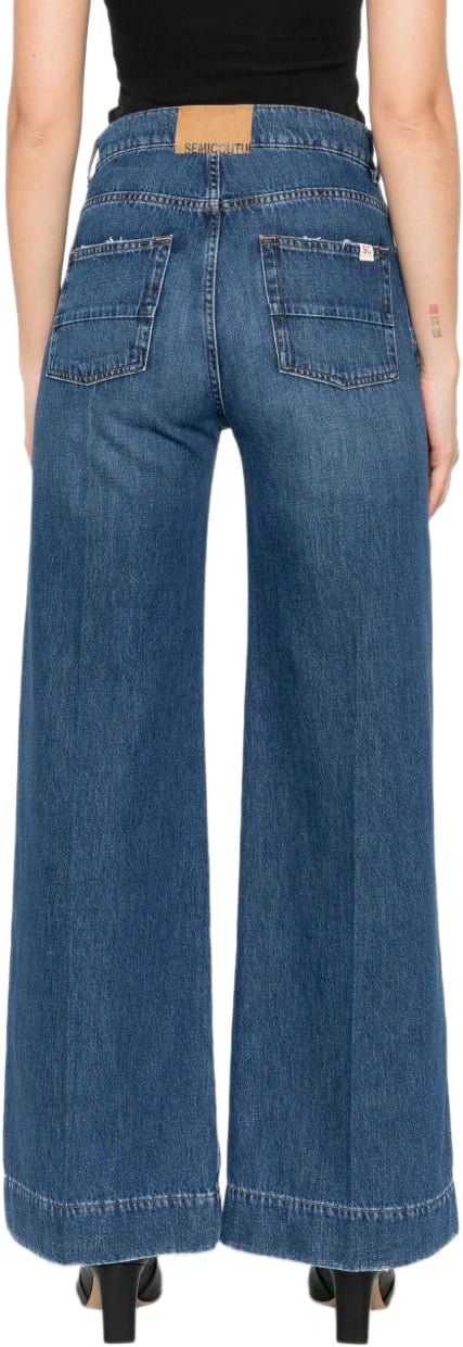 Semicouture Jeans Blue Blauw