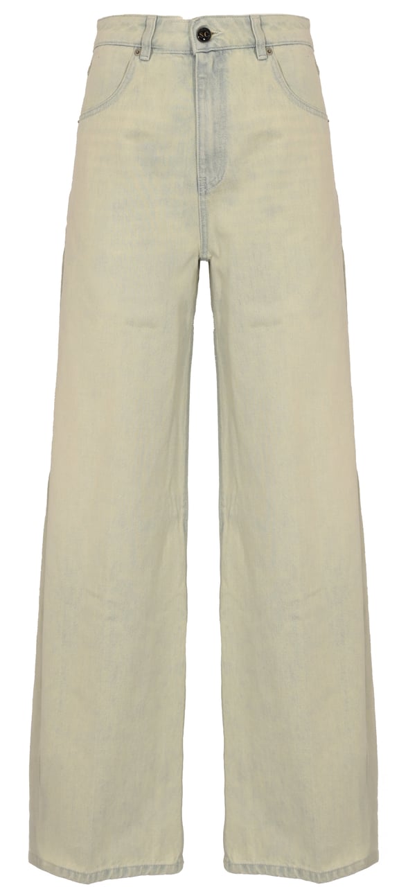 Semicouture Trousers Light Bluedirty Lichtblauw