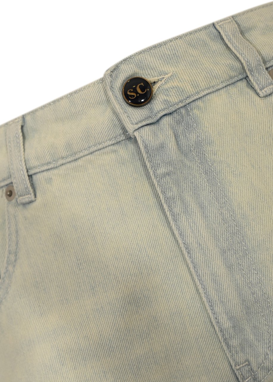 Semicouture Trousers Light Bluedirty Lichtblauw