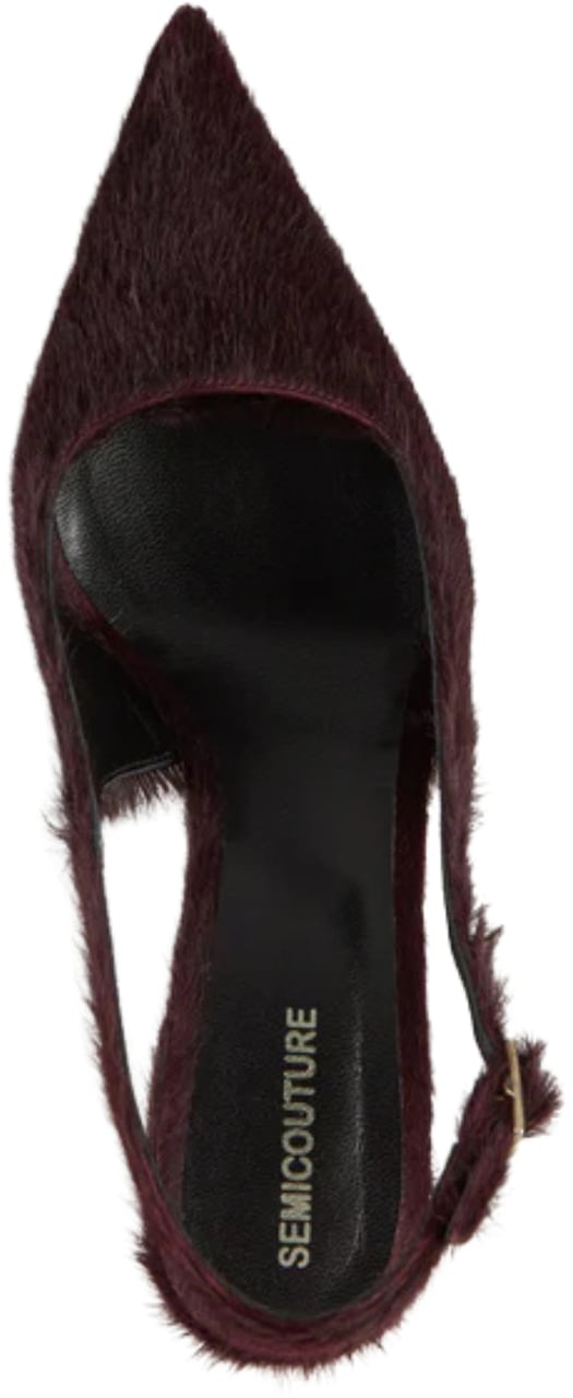 Semicouture With Heel Dark Purple Paars