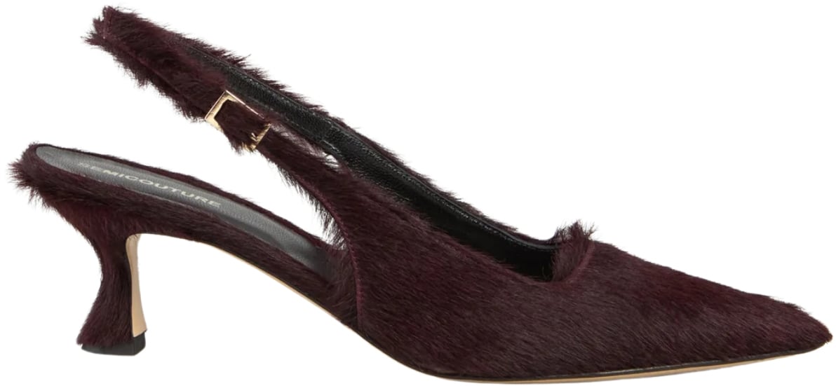 Semicouture With Heel Dark Purple Paars