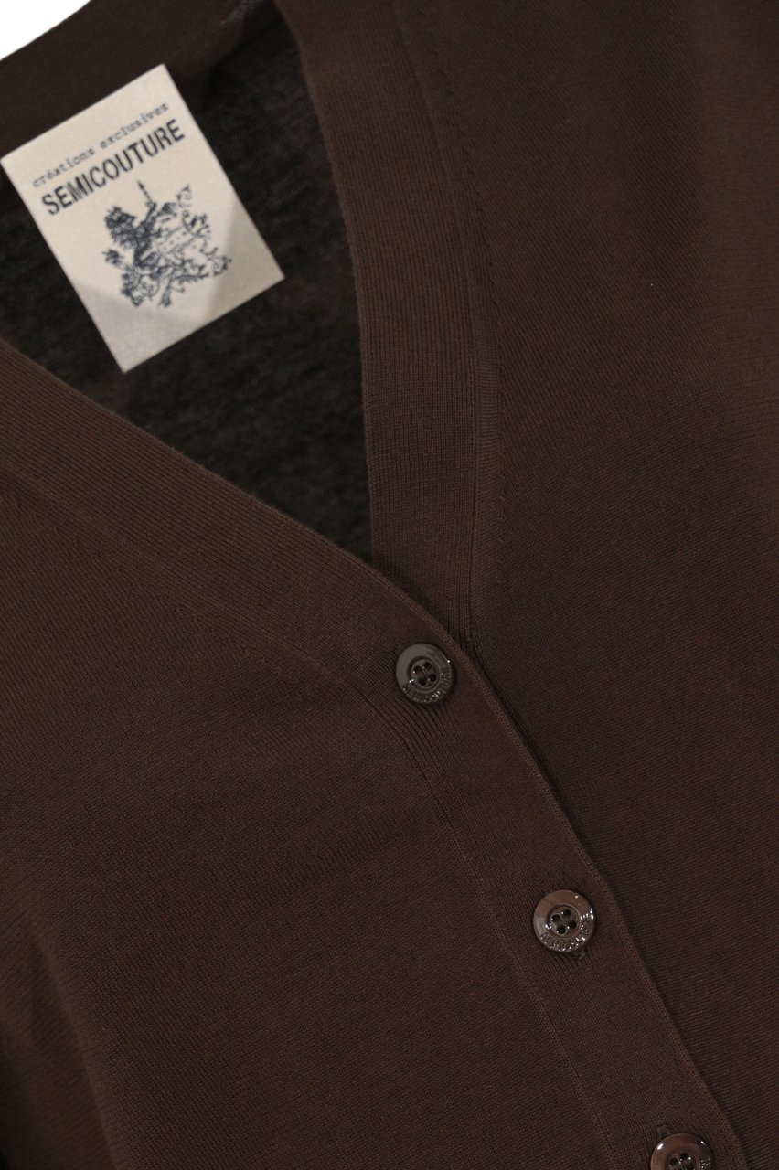 Semicouture Sweaters Lana-Dark Cacao Bruin