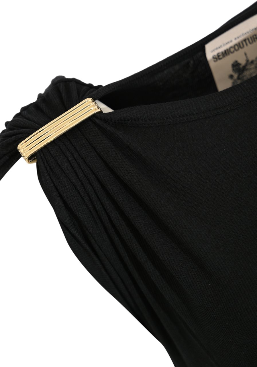 Semicouture Dresses Nero Zwart