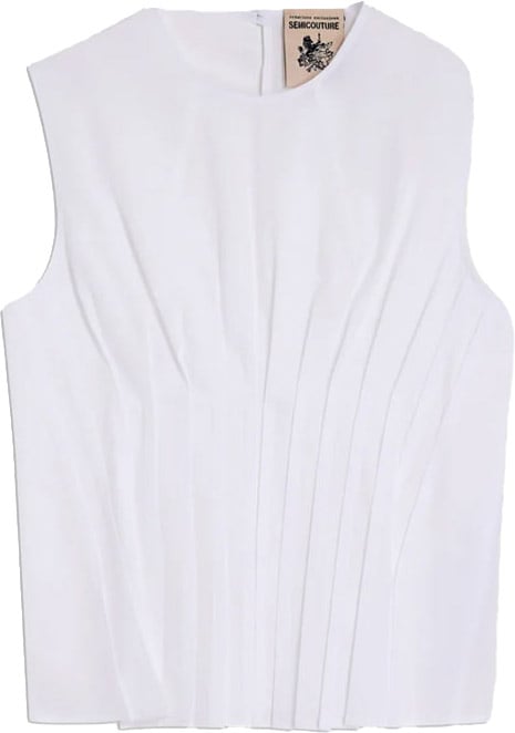Semicouture Top Cocco Wit