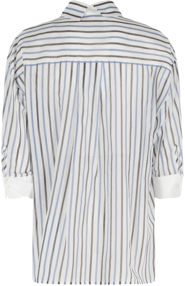 Semicouture Shirts Blue Blauw