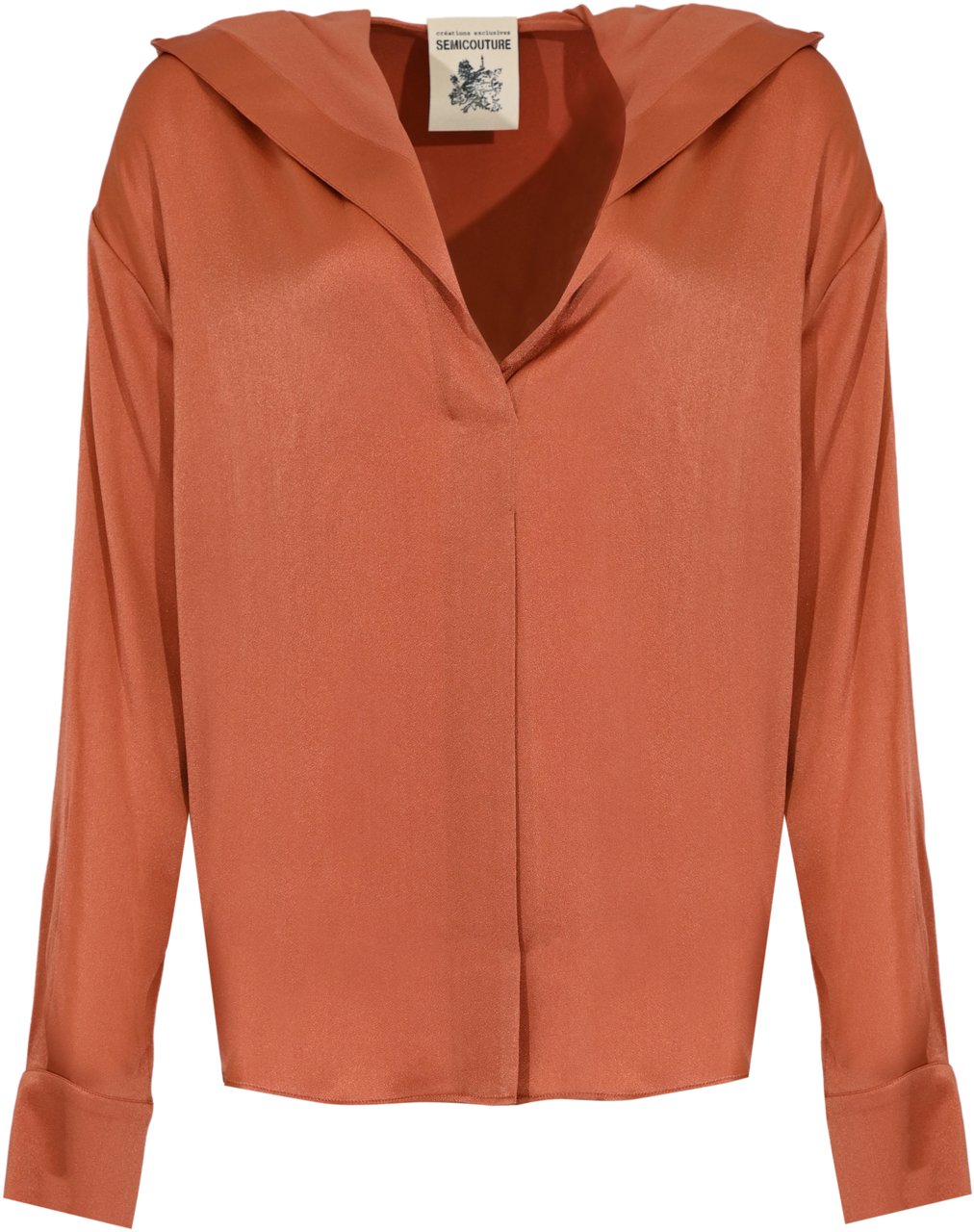 Semicouture Shirts Dattero Bruin