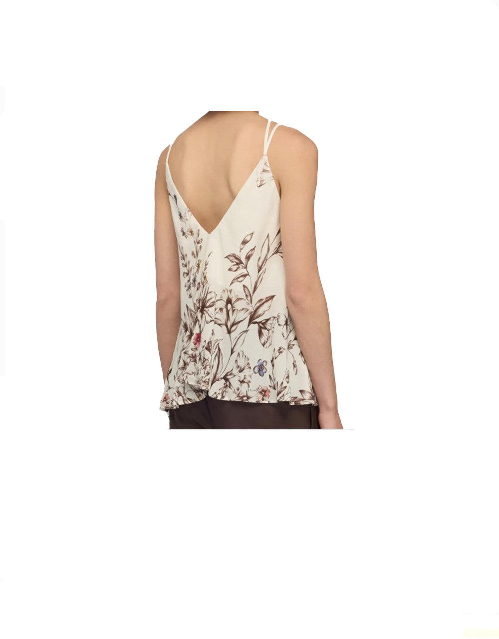 Semicouture Top Fiore Wit