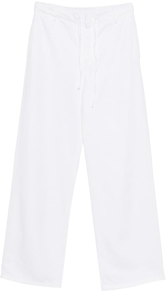 Semicouture Trousers White Wit