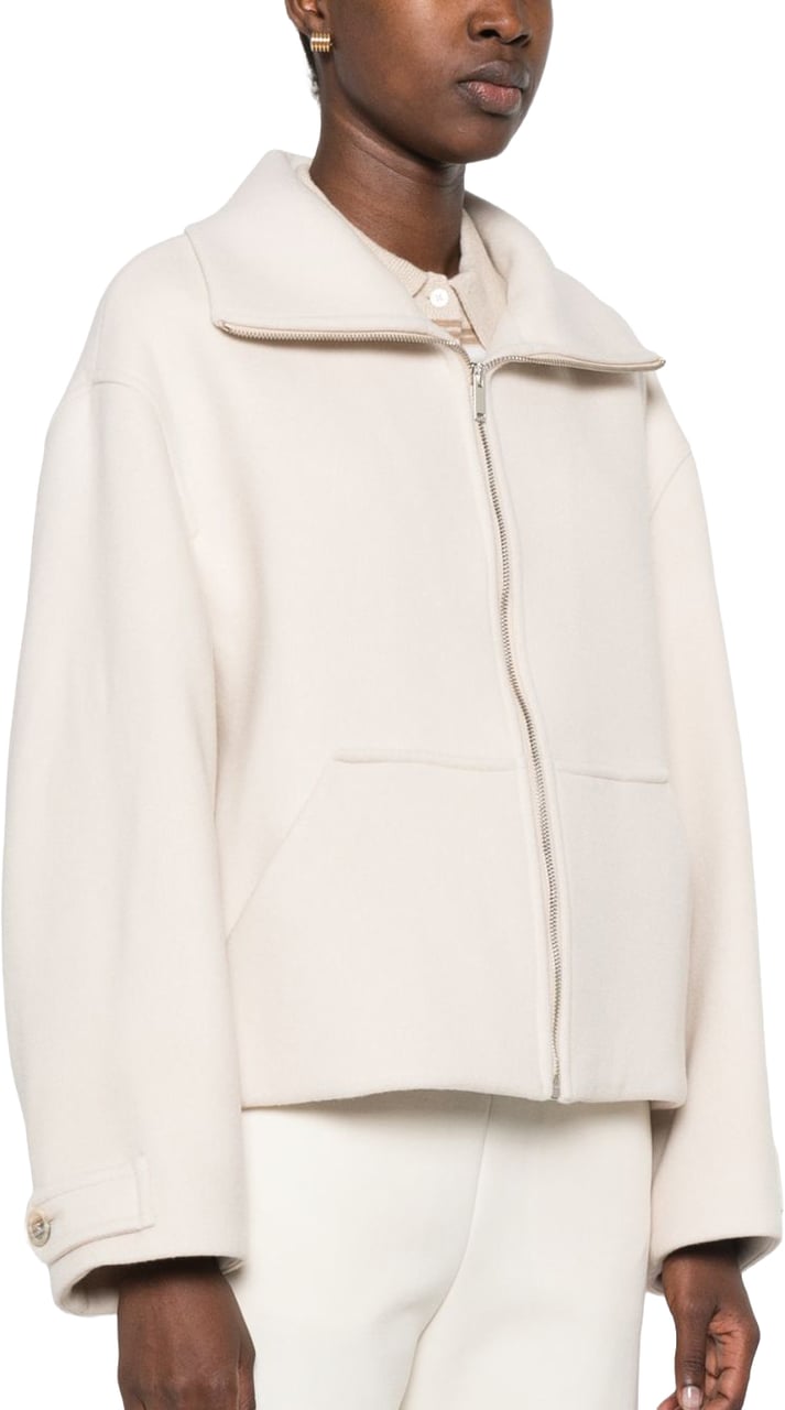 Semicouture Coats Beige Wit