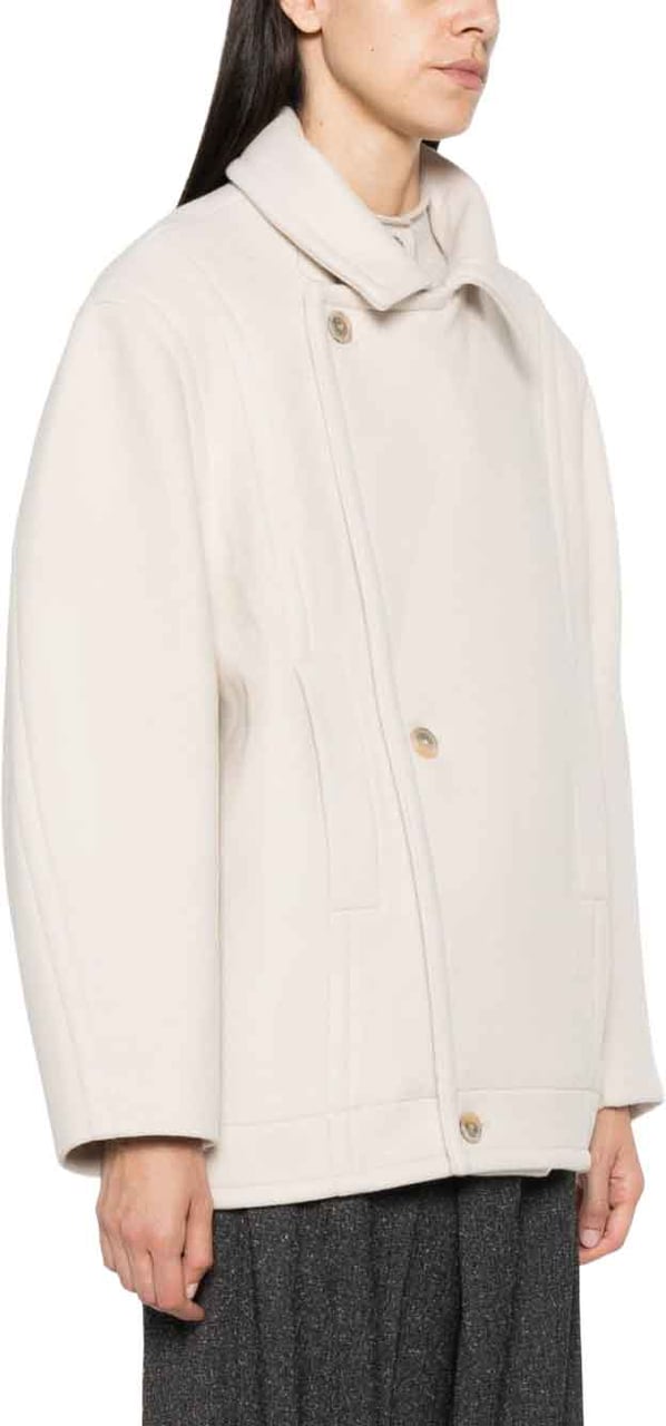 Semicouture Coats Beige Beige