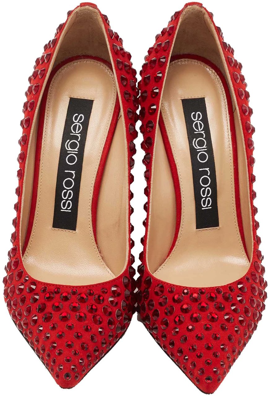 Sergio Rossi Sergio Rossi Pumps & Heels Red Woman Dierenprint
