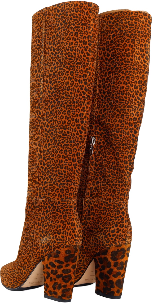 Sergio Rossi stivale stampa leopardo Bruin