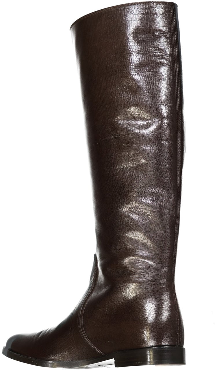 Sergio Rossi Sergio Rossi Leather Boots Bruin
