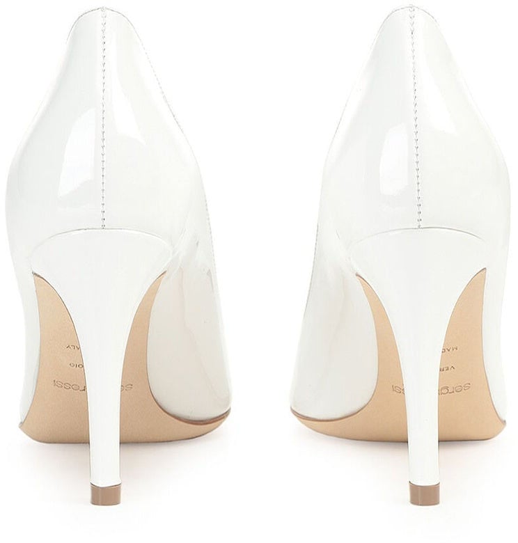 Sergio Rossi Sergio Rossi Madame 090 Leather Pumps Wit