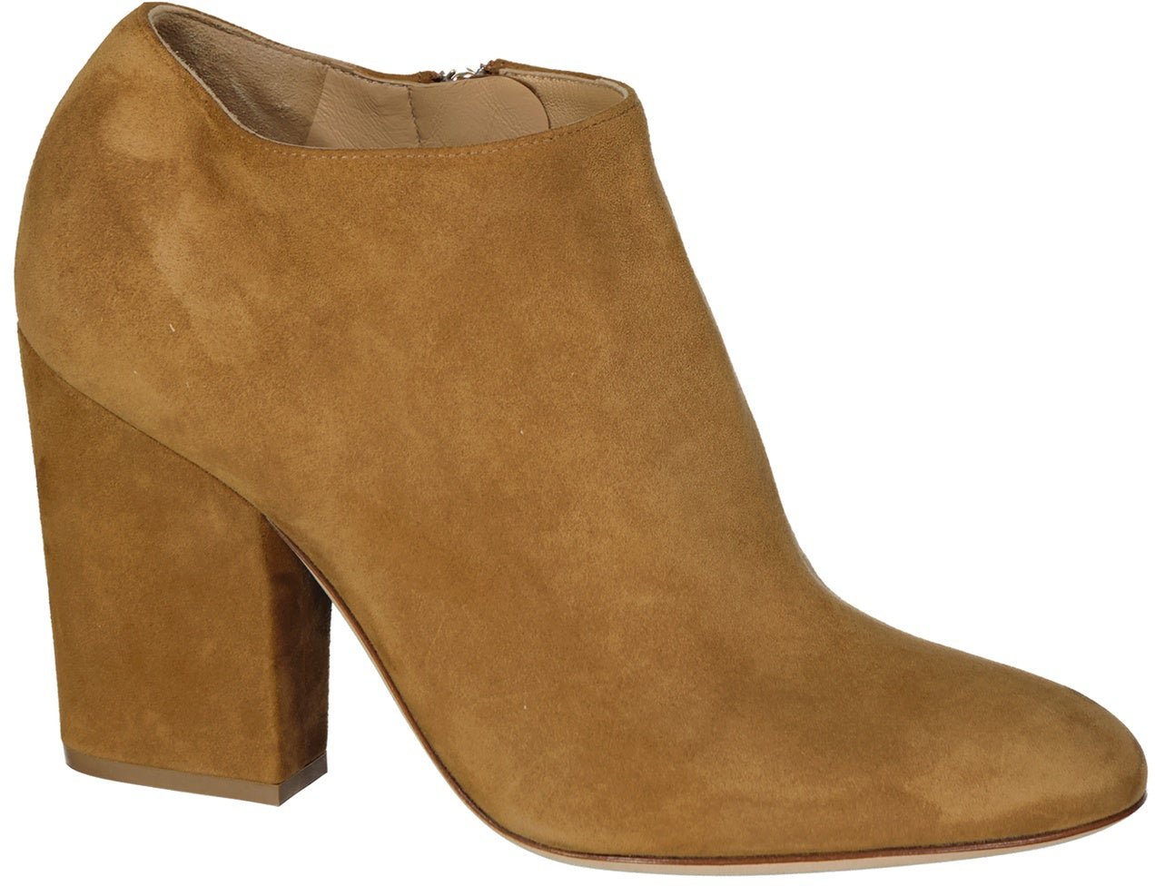 Sergio Rossi Sergio Rossi Leather Ankle Boots Bruin