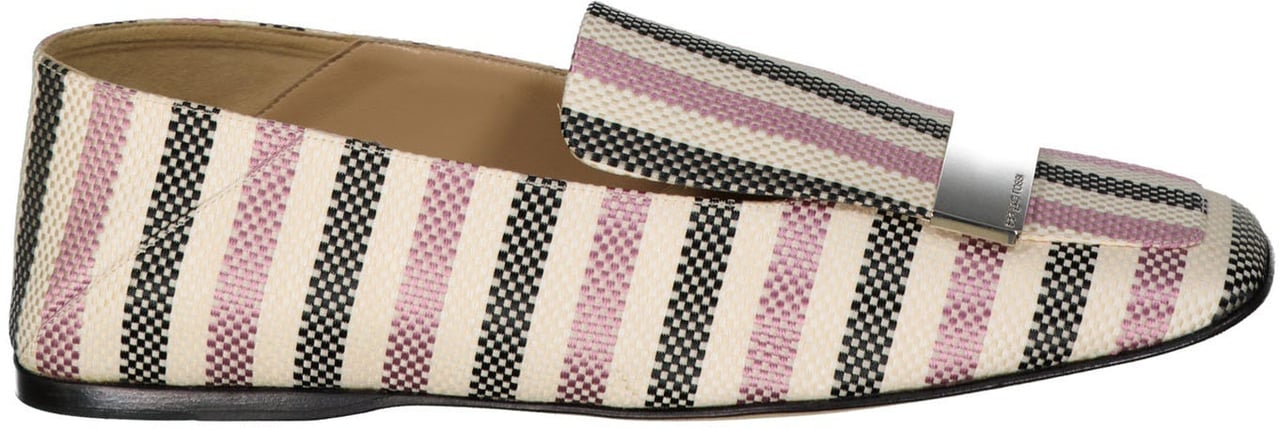 Sergio Rossi Sergio Rossi Jacquard Loafers Wit