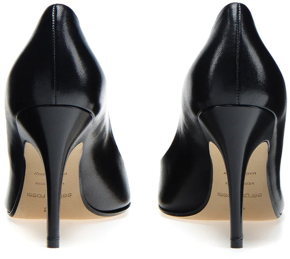 Sergio Rossi Sergio Rossi SR1 Leather Pumps Zwart